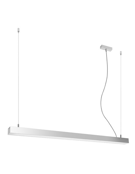 Lampa wisząca PINNE 117 szara 4000K