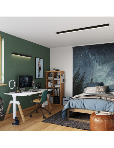 Kinkiet PINNE 117 czarny 4000K