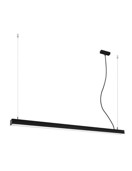 Lampa wisząca PINNE 150 czarna 3000K
