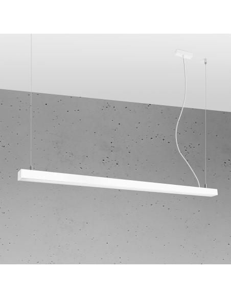 Lampa wisząca PINNE 150 biała 4000K