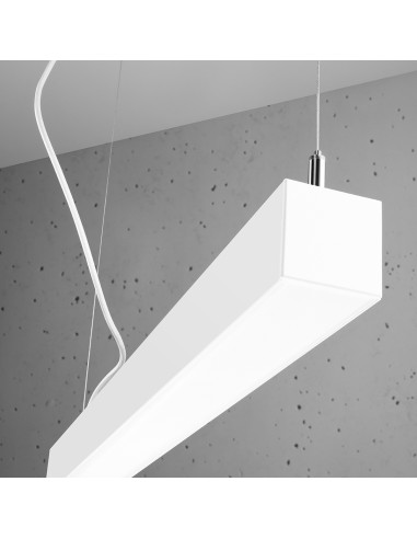 Lampa wisząca PINNE 150 biała 4000K