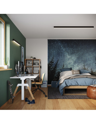 Kinkiet PINNE 150 czarny 3000K