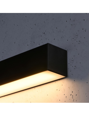 Kinkiet PINNE 150 czarny 3000K