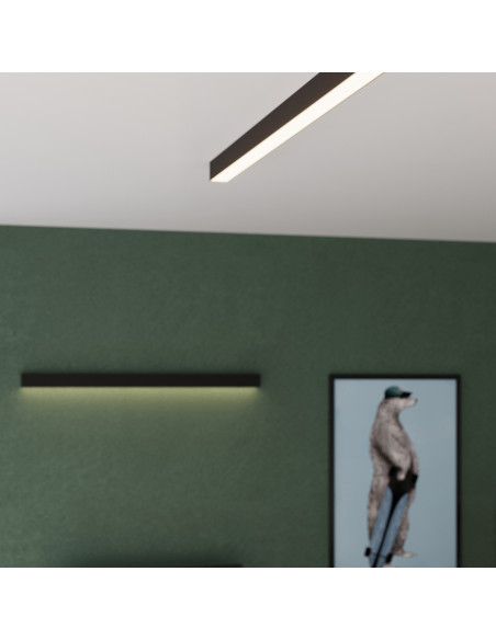 Kinkiet PINNE 150 czarny 4000K