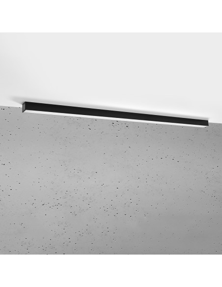 Plafon PINNE 150 czarny 3000K