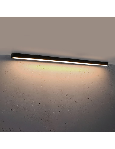 Plafon PINNE 150 czarny 3000K