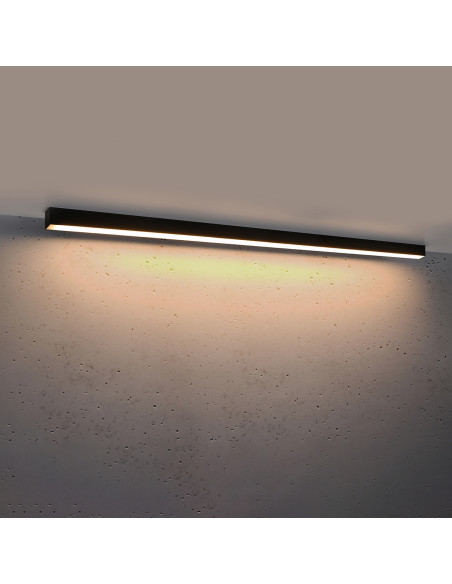 Plafon PINNE 150 czarny 3000K