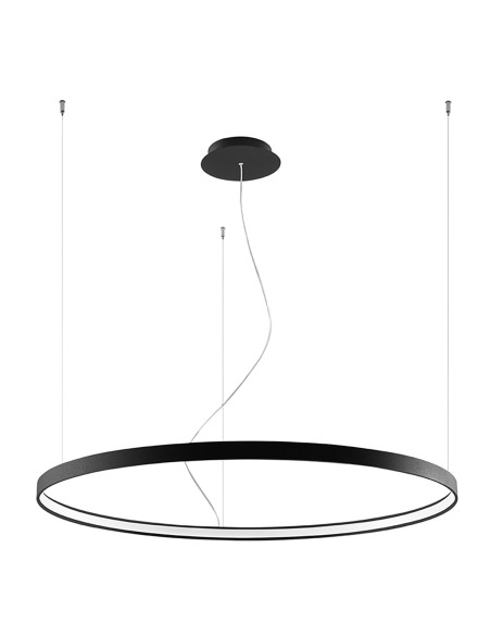 Żyrandol RIO 110 czarny LED 3000K