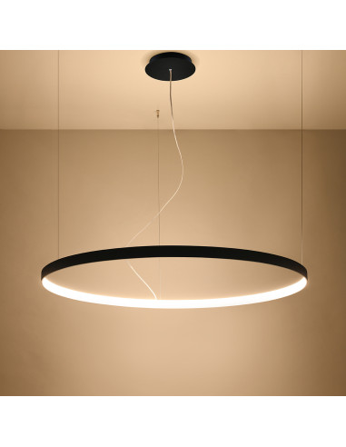 Żyrandol RIO 110 czarny LED 3000K
