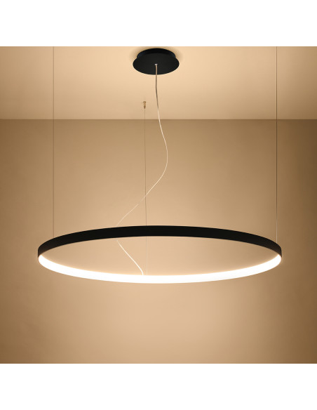 Żyrandol RIO 110 czarny LED 3000K