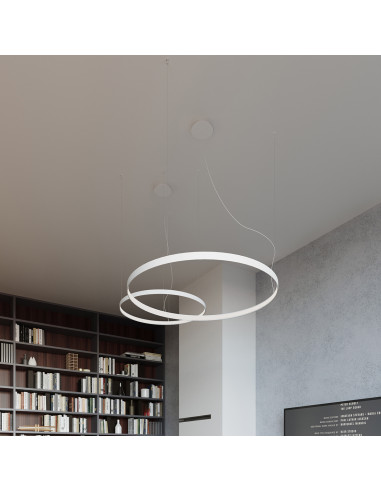 Żyrandol RIO 55 biały LED 3000K