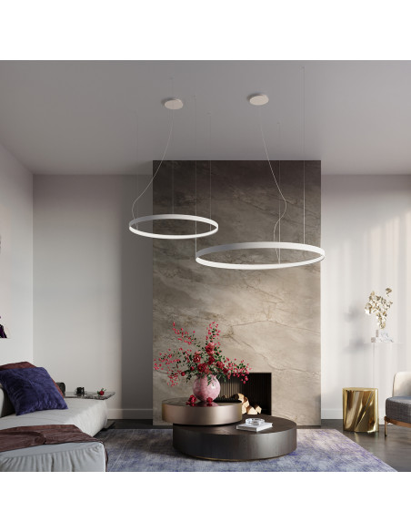 Żyrandol RIO 55 biały LED 3000K