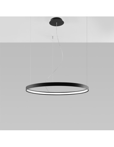 Żyrandol RIO 78 czarny LED 4000K