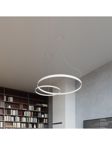 Żyrandol RIO 110 biały LED 4000K