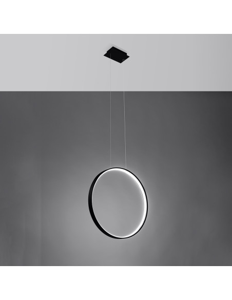 Lampa wisząca RIO 55 czarny LED 4000K