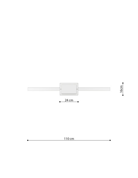 Lampa wisząca RIO 110 czarny LED 4000K