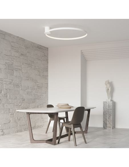 Plafon RIO 55 biały LED 3000K
