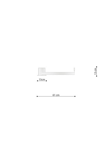 Plafon RIO 55 biały LED 3000K