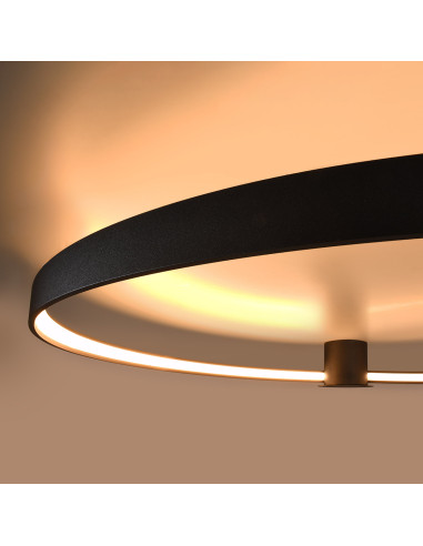 Plafon RIO 55 czarny LED 4000K