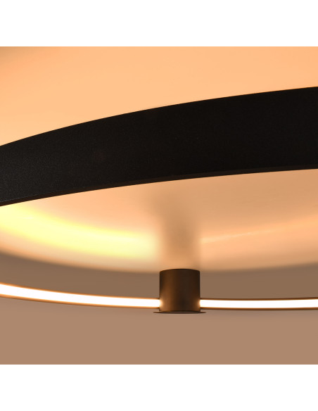 Plafon RIO 78 czarny LED 3000K