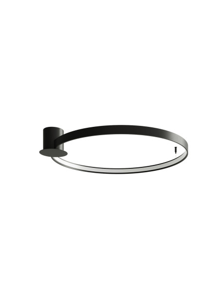 Plafon RIO 78 czarny LED 4000K