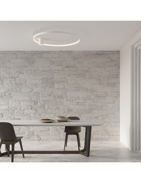 Plafon RIO 110 biały LED 3000K