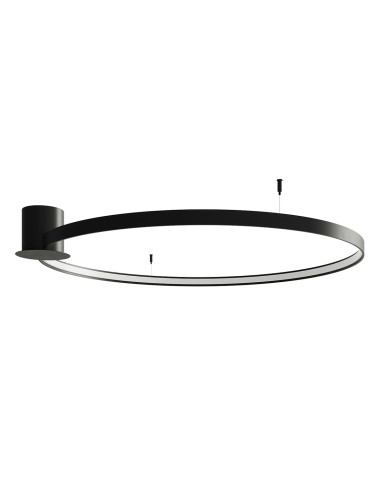 Plafon RIO 110 czarny LED 3000K