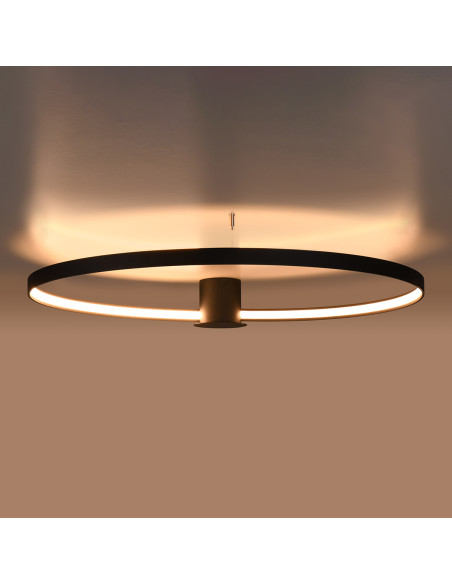 Plafon RIO 110 czarny LED 3000K