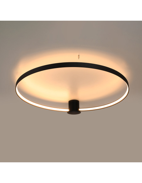 Plafon RIO 110 czarny LED 3000K