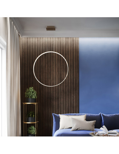 Lampa wisząca RIO 78 złota LED 4000K