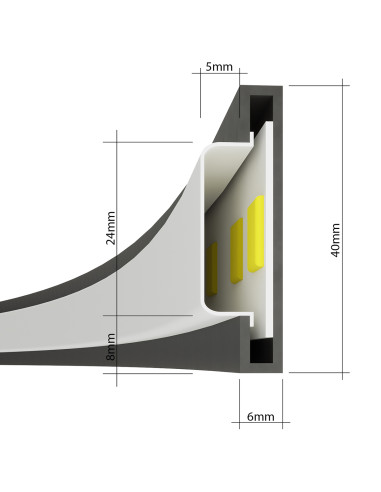 Lampa wisząca RIO 78 złota LED 4000K
