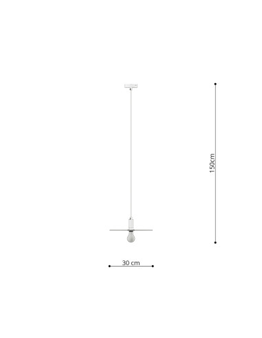 Lampa wisząca SIRKEL 30 czarny