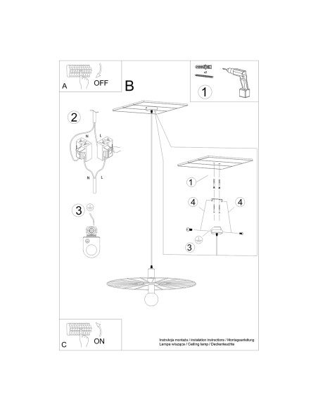 Lampa wisząca SIRKEL 60 czarny