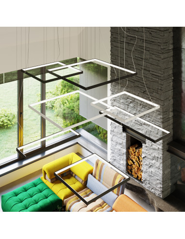 Żyrandol NELYA M biały LED 3000K