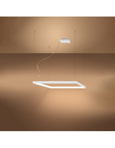 Żyrandol NELYA M biały LED 3000K