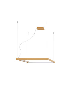 Żyrandol NELYA M złoty LED 4000K