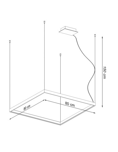 Żyrandol NELYA M złoty LED 4000K