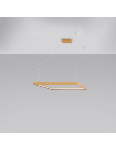 Żyrandol NELYA M złoty LED 4000K