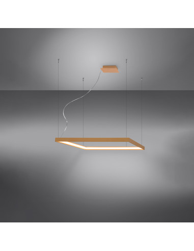 Żyrandol NELYA M złoty LED 4000K