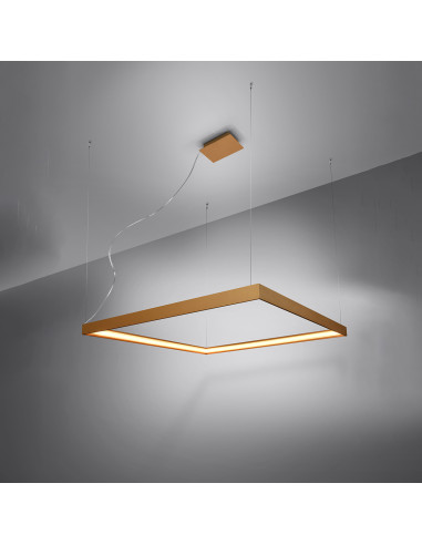 Żyrandol NELYA M złoty LED 4000K