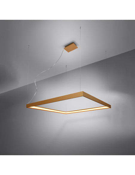 Żyrandol NELYA M złoty LED 4000K