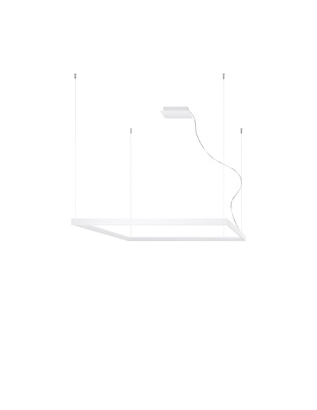 Żyrandol NELYA L biały LED 3000K