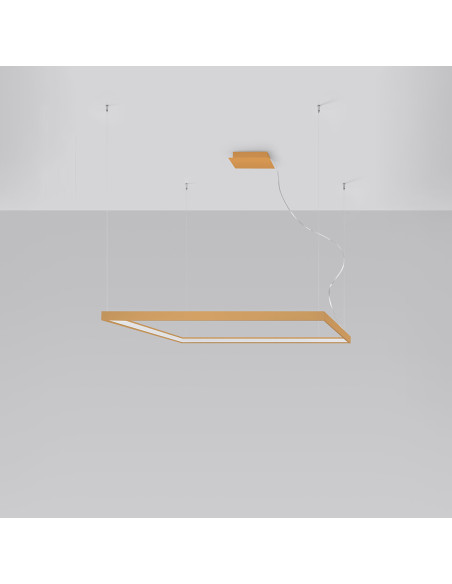 Żyrandol NELYA L złoty LED 4000K