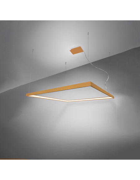 Żyrandol NELYA L złoty LED 4000K