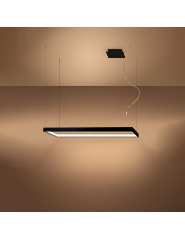 Żyrandol TUULA M czarny LED 3000K