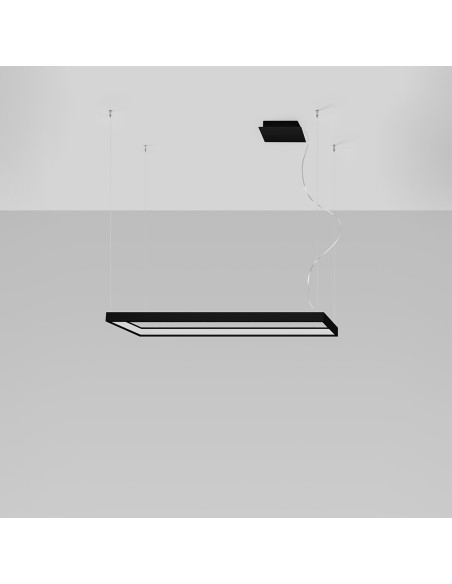 Żyrandol TUULA M czarny LED 4000K