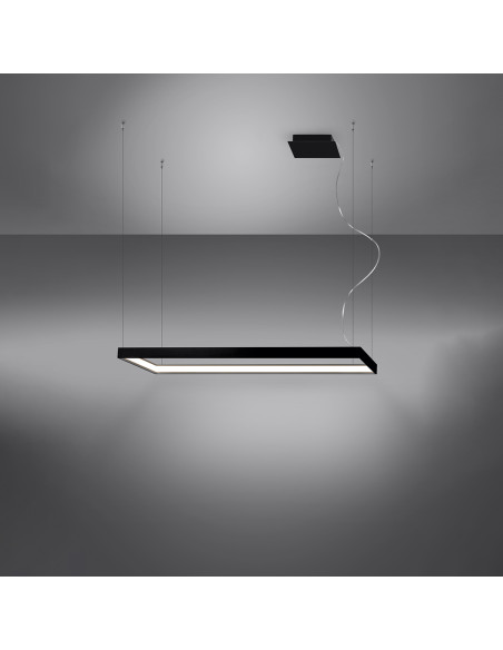 Żyrandol TUULA M czarny LED 4000K