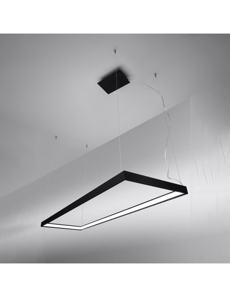 Żyrandol TUULA M czarny LED 4000K