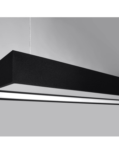 Żyrandol TUULA M czarny LED 4000K