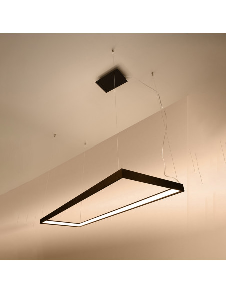 Żyrandol TUULA L czarny LED 3000K